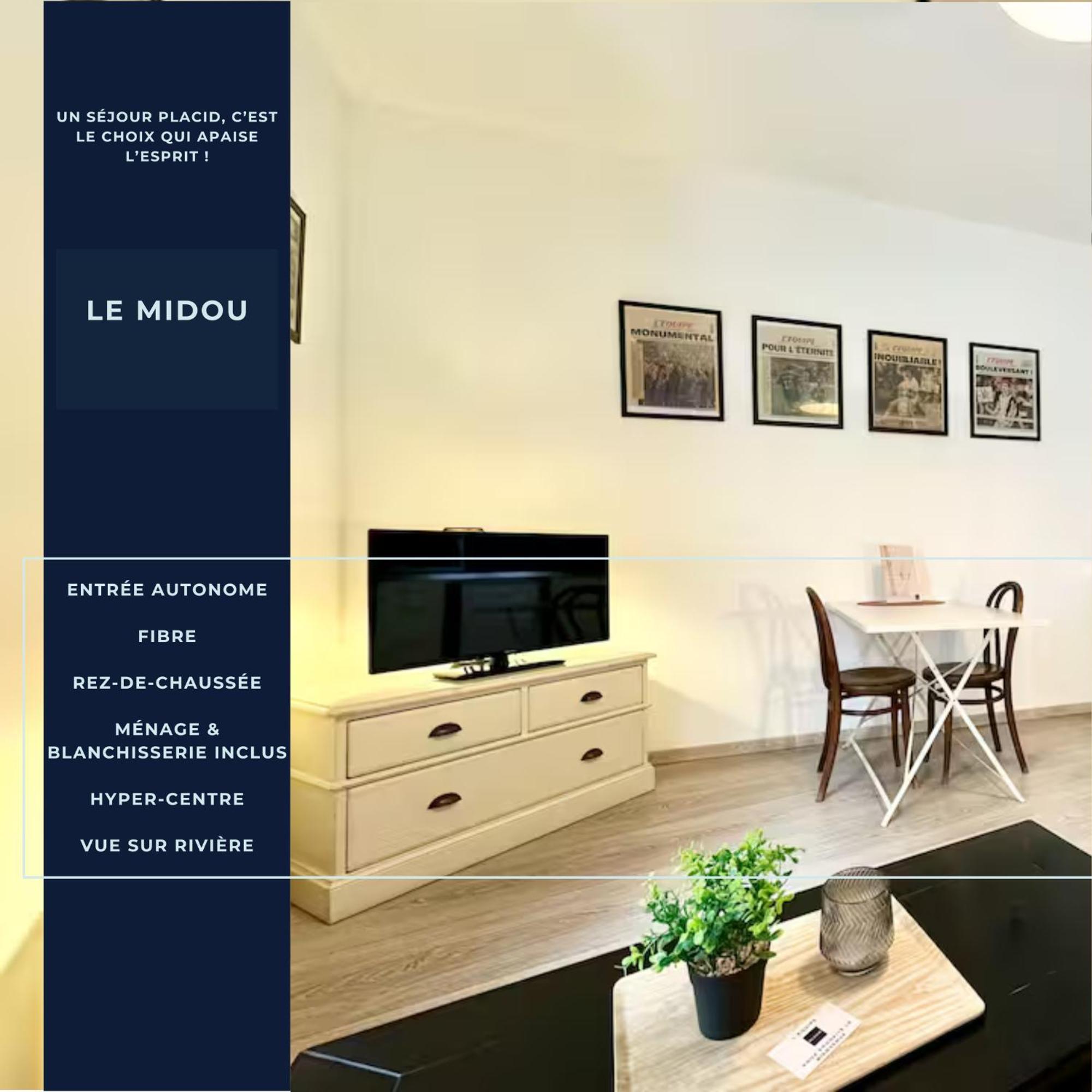 Le Midou - Central - Calme - Vue Sur Riviere - Fibre Mont-de-Marsan Extérieur photo